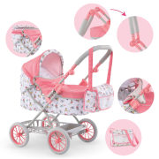 carriage for 14-inch baby doll /17'' / 20''